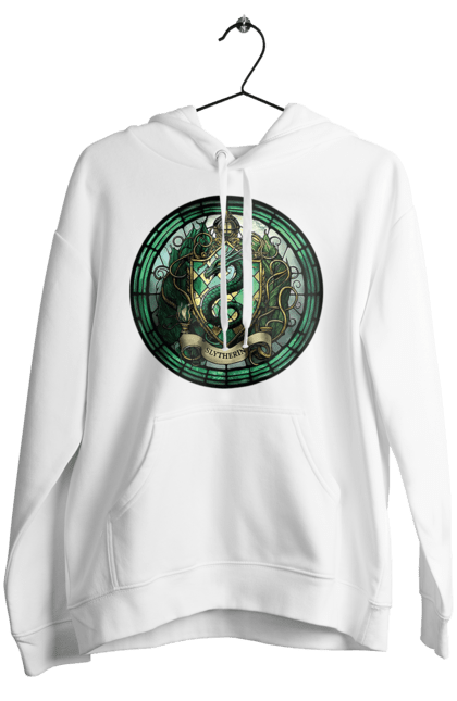 Жіноче худі з принтом "Slytherin". Hogwarts legacy, playstation, ps5, гаррі поттер, грифіндор, слизерин, хогвартс, школа чаклунства. ART принт на футболках