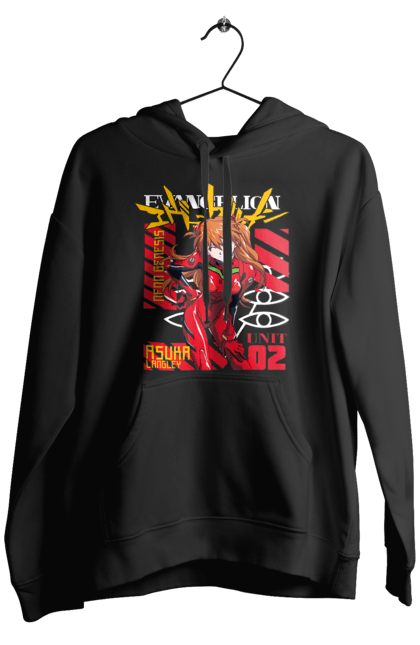 Чоловіче худі з принтом "Evangelion". Аніме, єва, євангеліон, манга, нерв. Funkotee