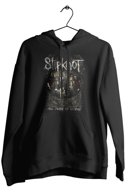 Чоловіче худі з принтом "Slipknot". Slipknot, група, музика, ню-метал, спід метал, хард рок, хеві метал. CustomPrint.market