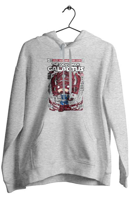 Чоловіче худі з принтом "Galactus". Галактус, дивуватися, комікси, простір. Funkotee