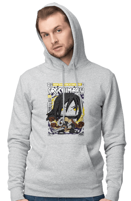 Чоловіче худі з принтом "Orochimaru". Boruto, аніме, комікси, манга, наруто, орочімару. Funkotee