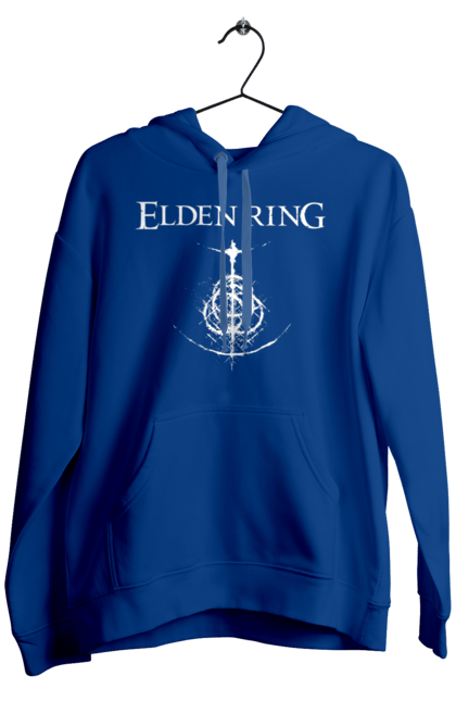 Чоловіче худі з принтом "Elden Ring". Elden ring, playstation, ps5, виживання, гра, жахи, комп`ютерна гра, людожери. ART принт на футболках