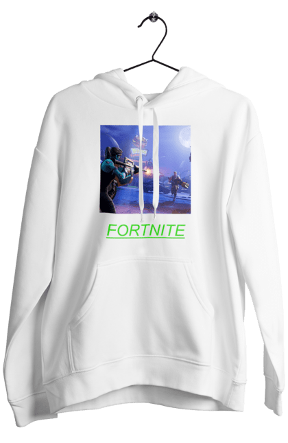 Чоловіче худі з принтом "FORTNITE". Chill, computer, fort, fortnite, game. CustomPrint.market