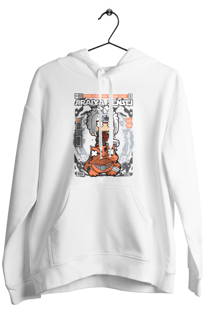 Чоловіче худі з принтом "Jiraiya Sensei". Boruto, аніме, джирайя, комікси, манга, наруто, саске, сенсей, учиха, японія. Funkotee