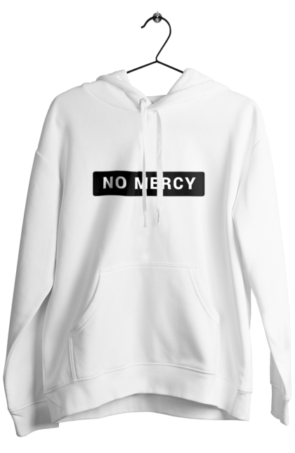 Чоловіче худі з принтом "No mercy". Mercy, no mercy, нет пощады. futbolka.stylus.ua