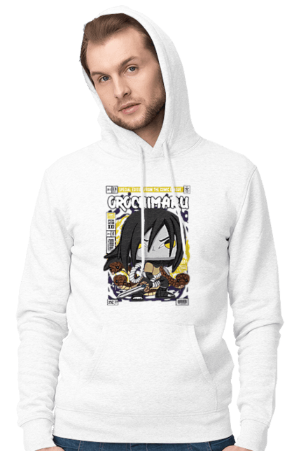 Чоловіче худі з принтом "Orochimaru". Boruto, аніме, комікси, манга, наруто, орочімару. Funkotee