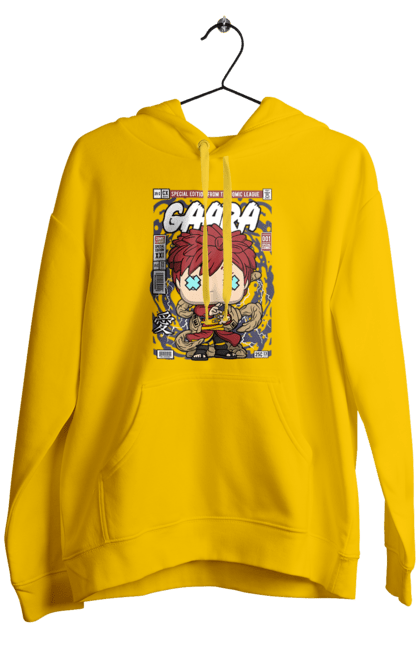 Чоловіче худі з принтом "Gaara". Boruto, аніме, гаара, комікси, манга, наруто. Funkotee