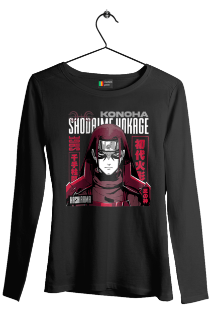 Жіночий лонгслів з принтом "Наруто Хасірама". Hashirama, hashirama senju, hokage, naruto, аніме, манга, наруто, хасірама, хасірама сенджу, хокаге. futbolka.stylus.ua