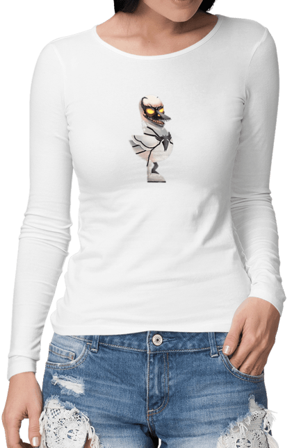 Жіночий лонгслів з принтом "Анти Веном". Anti venom, duck, evil, henry, marvel, ukraine, venom, качка, утка. CustomPrint.market