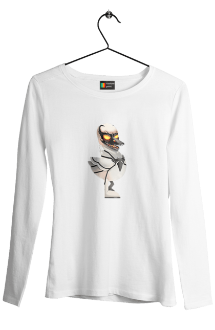 Жіночий лонгслів з принтом "Анти Веном". Anti venom, duck, evil, henry, marvel, ukraine, venom, качка, утка. CustomPrint.market