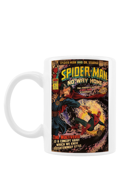 Чашка з принтом "Людина павук". Avengers, comics, film, marvel, movie, spiderman, superhero. AndreA
