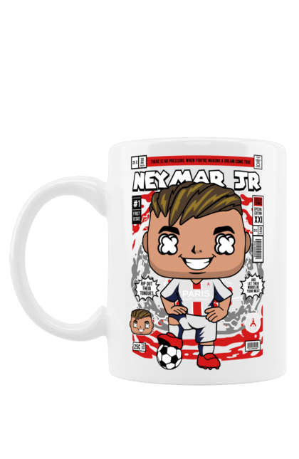 Чашка з принтом "Neymar Jr". М`яч, неймар, неймар молодший, спорт, футбол. futbolka.stylus.ua