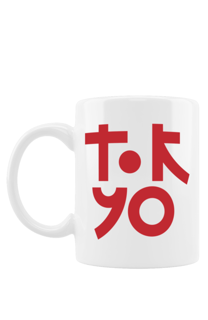 Чашка з принтом "Токіо". Місто токіо, напис токіо, токіо. CustomPrint.market