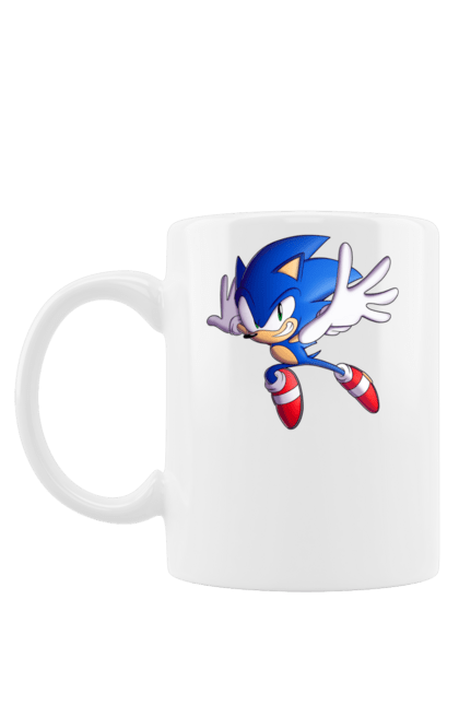 Чашка з принтом "Соник (5)". Sega, shadow, sonic, sonic x, x, ежик, игра, наклз, сега, скорость, соник, тейлз, шедоу. CustomPrint.market