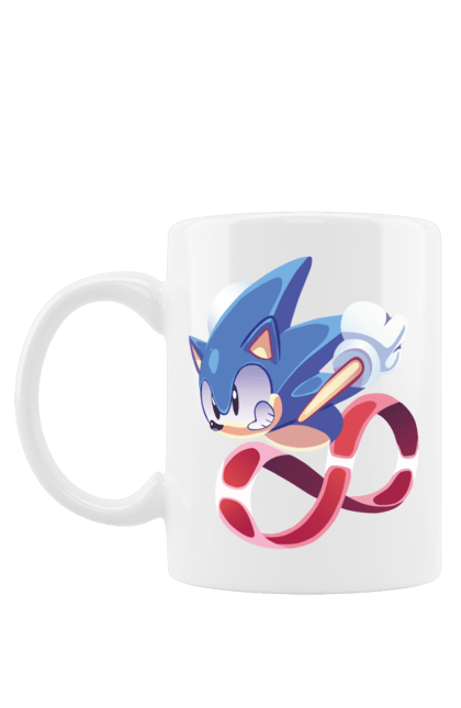 Чашка з принтом "Соник". Sega, гра, сонік. CustomPrint.market