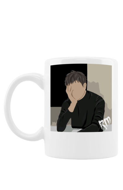 Чашка з принтом ".RM.". Bts, k-pop, popular, rm, songs. CustomPrint.market