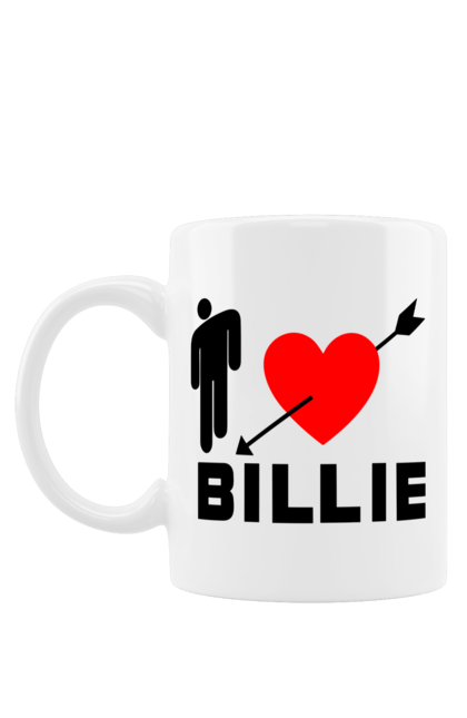 Чашка з принтом "Біллі Айліш". Біллі айліш, логотип біллі айліш, принт біллі айліш, співачка біллі айліш. futbolka.stylus.ua