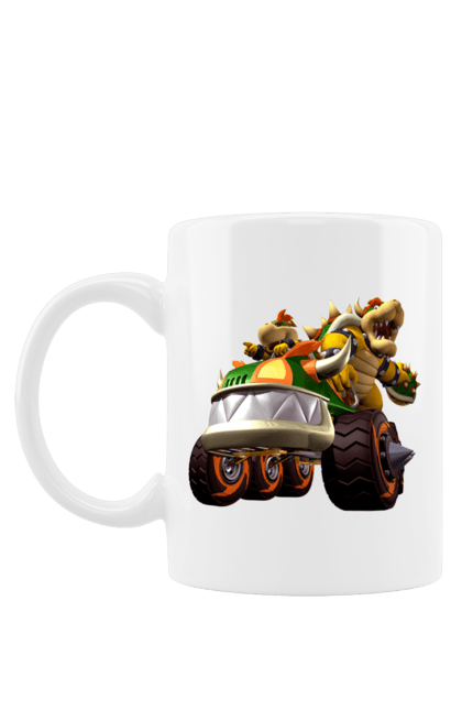 Чашка з принтом "Брати Маріо Боузер". Bowser, king koopa, mario bros, nintendo, super mario bros, боузер, брати супер маріо, гра, король купа. futbolka.stylus.ua