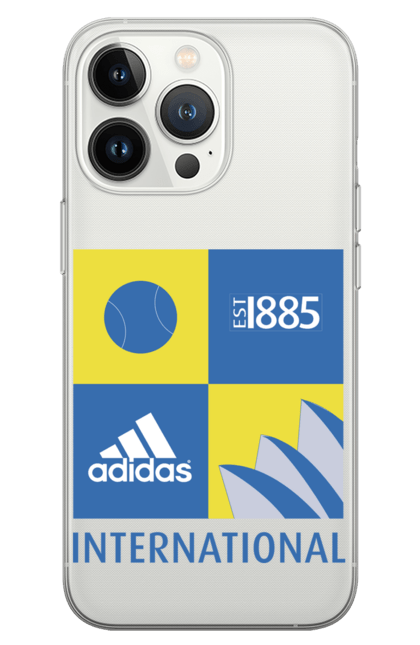 Чохол для телефону з принтом "Adidas". Adidas, адідас, бренд, одяг, спорт, торговий знак, фірма. CustomPrint.market