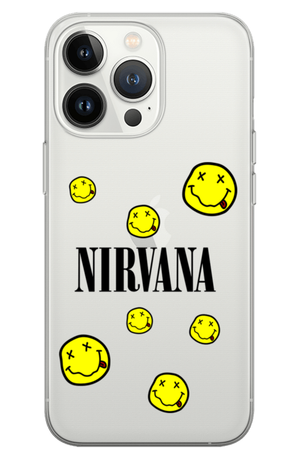 Чохол для телефону з принтом "Нірвана". Nirvana, альтернативний рок, гранж, курт кобейн, нірвана, панк рок, рок група, хард рок. futbolka.stylus.ua