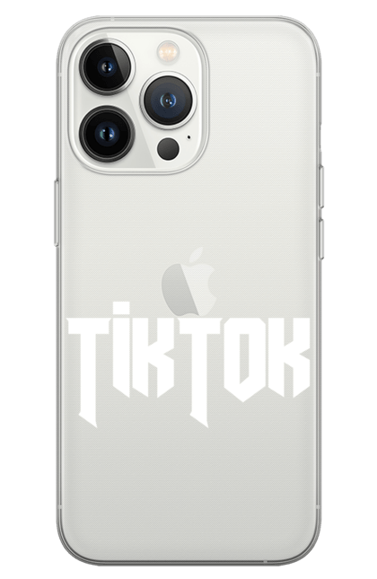 Чохол для телефону з принтом "TikTok". Tiktok, tiktokk, тренді. CustomPrint.market