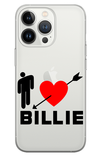Чохол для телефону з принтом "Біллі Айліш". Біллі айліш, логотип біллі айліш, принт біллі айліш, співачка біллі айліш. futbolka.stylus.ua