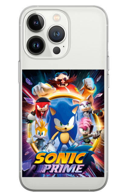 Чохол для телефону з принтом "Сонік". Sega, гра, сонік. CustomPrint.market