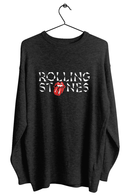 Світшот жіночий з принтом "The Rolling Stones Hackney Diamonds". Мік джагер, музика, рок, рок музика, рок н ролл, рокеру, ролінг стоунз. futbolka.stylus.ua