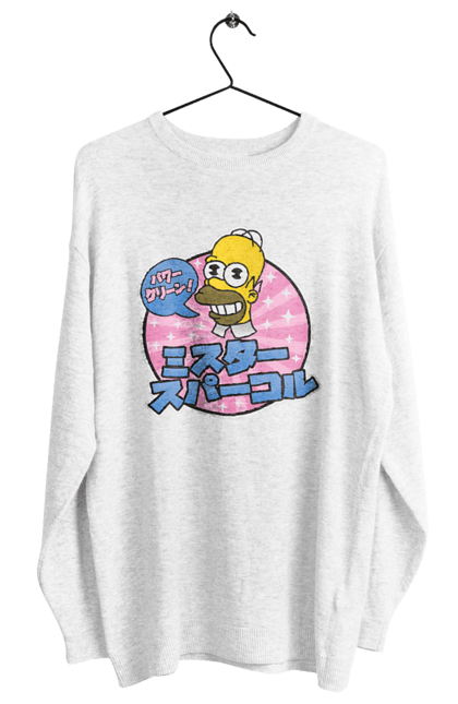 Світшот жіночий з принтом "Гомер Сімпсон". Гомер, гумор, символи, сімпсони, японія. CustomPrint.market