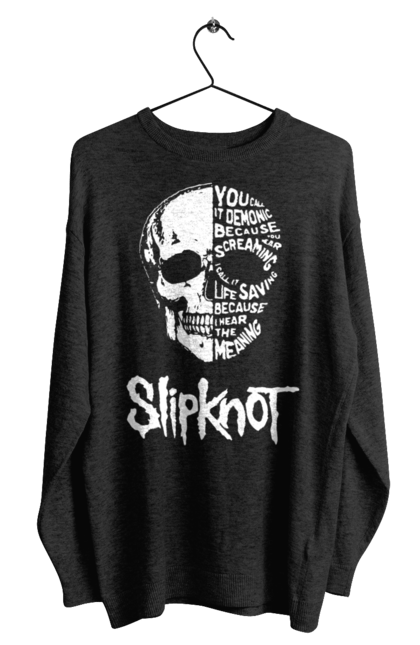 Світшот чоловічий з принтом "Slipknot". Slipknot, група, музика, ню-метал, спід метал, хард рок, хеві метал. futbolka.stylus.ua