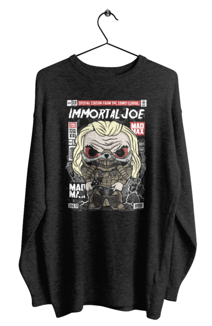 Світшот чоловічий з принтом "Immortal Joe (Mad Max)". Funko, божевільний макс, кіно, комікси, поп. futbolka.stylus.ua