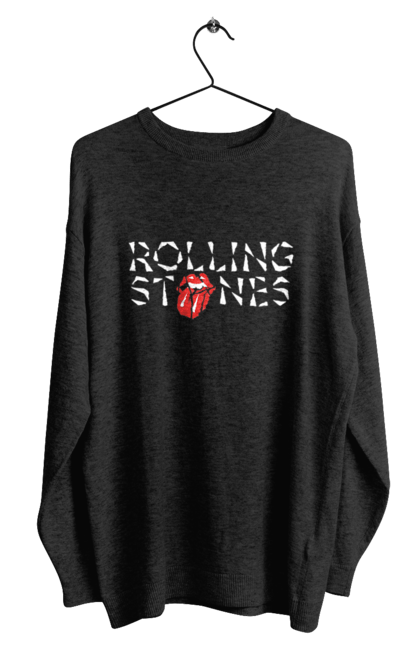 Світшот чоловічий з принтом "The Rolling Stones Hackney Diamonds". Мік джагер, музика, рок, рок музика, рок н ролл, рокеру, ролінг стоунз. futbolka.stylus.ua