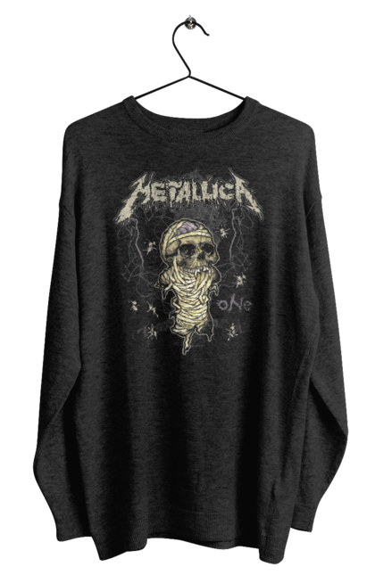 Світшот чоловічий з принтом "Metallica". Metallica, металлика, музика, рок-гурт, спід метал, хард рок, хеві метал. CustomPrint.market