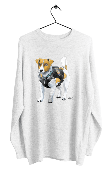 Світшот чоловічий з принтом "Пес Патрон". Art, graphic, print, патрон, пес. CustomPrint.market