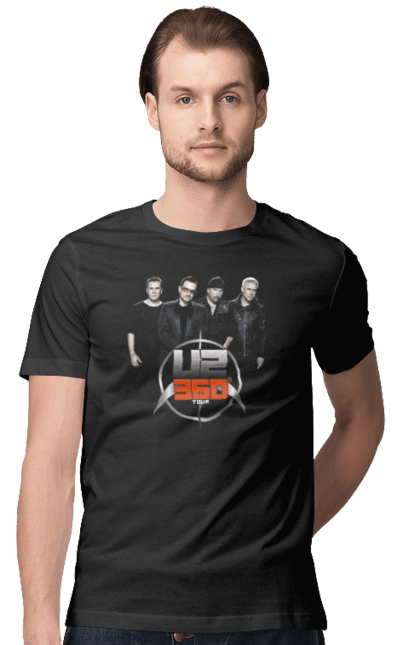 Футболка чоловіча з принтом "Група U2". 360, альтернативний рок, група, дэнс рок, музика, постпанк, рок, софт рок, тур, ю ту. futbolka.stylus.ua