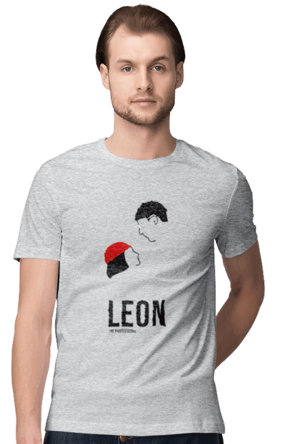 Футболка чоловіча з принтом "Leon". Art, classic, films, killer, leon, logo, movie, nataly, portman, poster. futbolka.stylus.ua