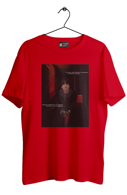 Футболка чоловіча з принтом "BTS | kpop | Jungkook". Bts, jk, jungkook, kpop, ченгук. CustomPrint.market