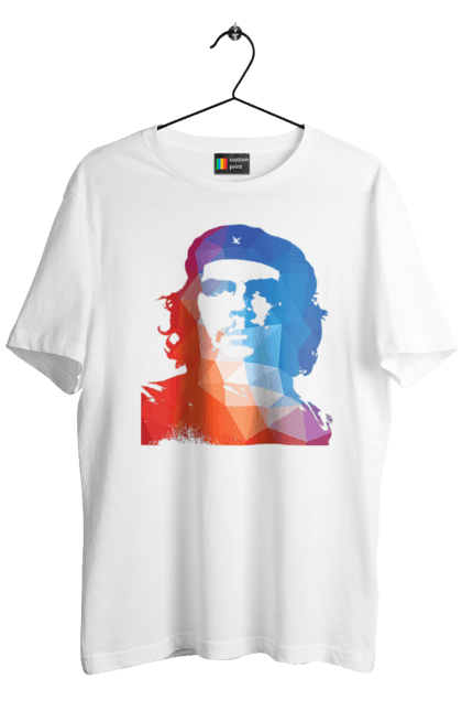 Футболка чоловіча з принтом "Че Гевара". Che guevara, бавовна, герб, зсу, куба, революционер, революция, че гевара, чегевара, эрест че гевара. ART принт на футболках