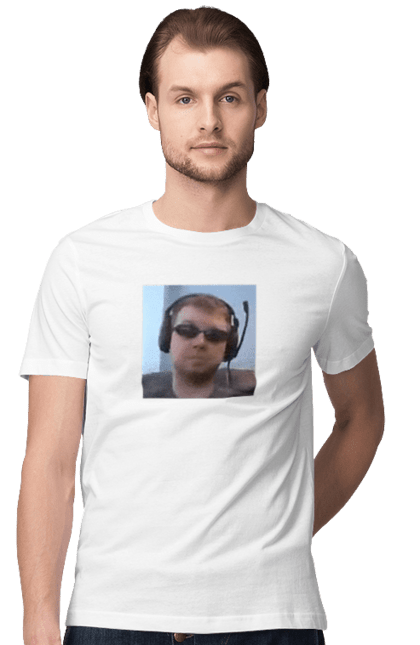 Футболка чоловіча з принтом "Папіч олд". Arthas, twitch, артас, олд, папаня, папізі, папіч, стример, твіч. CustomPrint.market