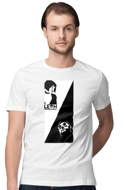 Футболка чоловіча з принтом "Leon". Classic, film, killer, leon, movie, nataly, portman, poster. futbolka.stylus.ua