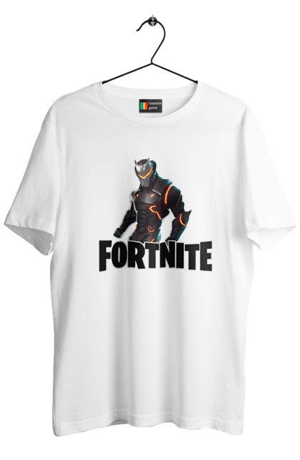 Футболка чоловіча з принтом "Fortnite". Fortnite, гра, дитяча, игра, ігри, персонаж. CustomPrint.market