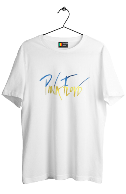 Футболка чоловіча з принтом "Pink Floyd (Червона калина)". Війна, герої, ні війні, ой у лузі, слава україні, червона коліна. CustomPrint.market