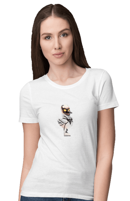 Футболка жіноча з принтом "Анти Веном". Anti venom, duck, evil, henry, marvel, ukraine, venom, качка, утка. CustomPrint.market