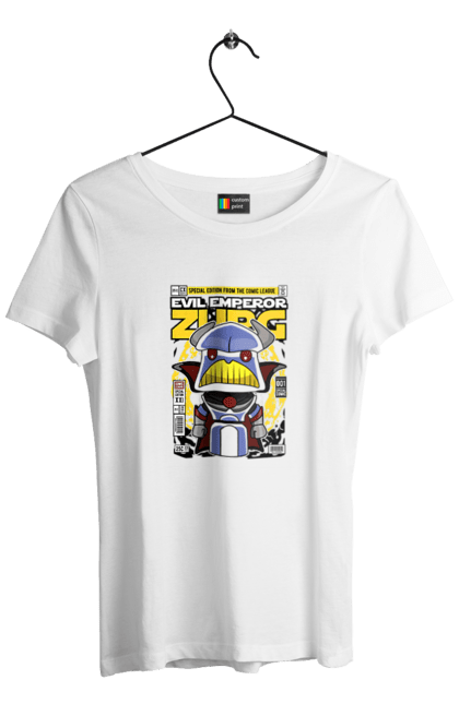 Футболка жіноча з принтом "Emperor Zurg". Зург, іграшка, іграшкова історія, імператор зург, історія, історія игрушек, історія іграшок, мультик, фільм. futbolka.stylus.ua