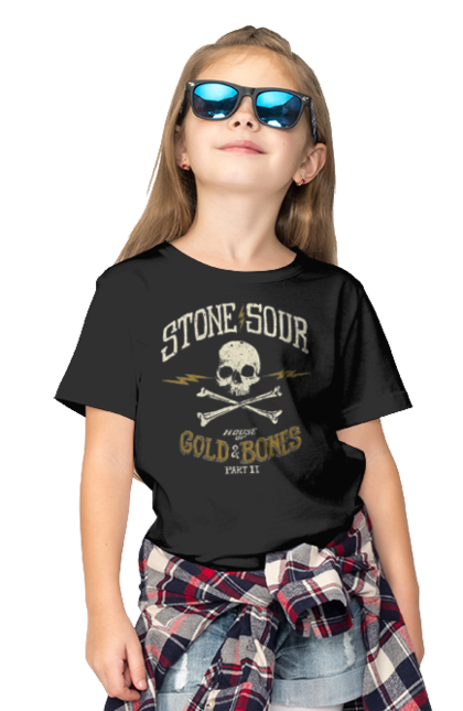 Футболка дитяча з принтом "Stone Sour". Stone sour, альтернативний метал, група, метал, метал група, музика, пост гранж, хард рок, хеві метал. futbolka.stylus.ua