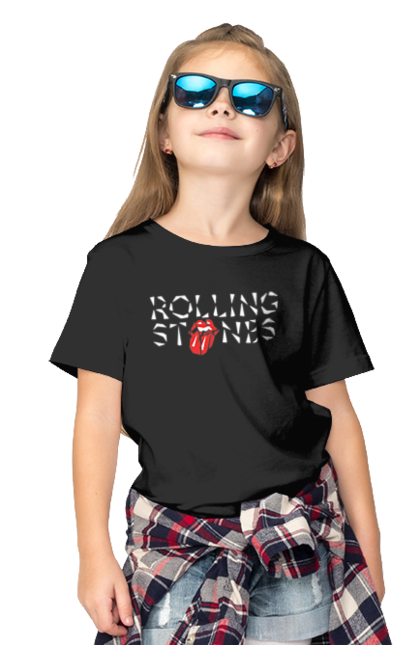 Футболка дитяча з принтом "The Rolling Stones Hackney Diamonds". Мік джагер, музика, рок, рок музика, рок н ролл, рокеру, ролінг стоунз. futbolka.stylus.ua
