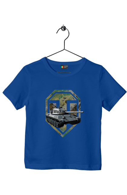 Футболка дитяча з принтом "World of Tanks". Ворд оф танкс, вот, гра, лого, логотип, танки. ART принт на футболках