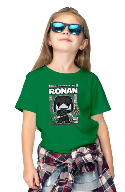 Футболка дитяча з принтом "Ronan". Tanos, галактика, дивуватися, евангерс, комікси, опікуни, охоронці галактики, ронан. Funkotee