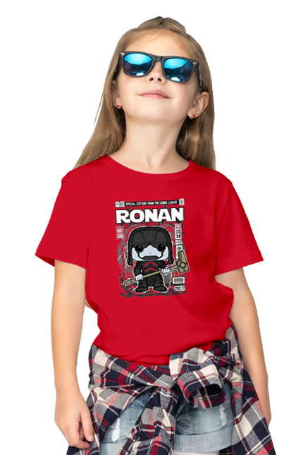 Футболка дитяча з принтом "Ronan". Tanos, галактика, дивуватися, евангерс, комікси, опікуни, охоронці галактики, ронан. Funkotee