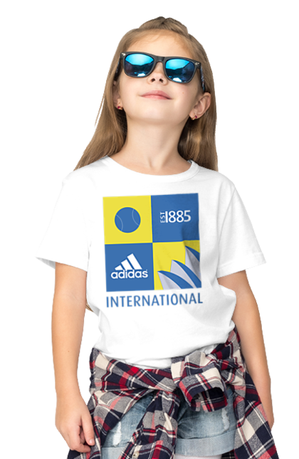 Футболка дитяча з принтом "Adidas". Adidas, адідас, бренд, одяг, спорт, торговий знак, фірма. futbolka.stylus.ua